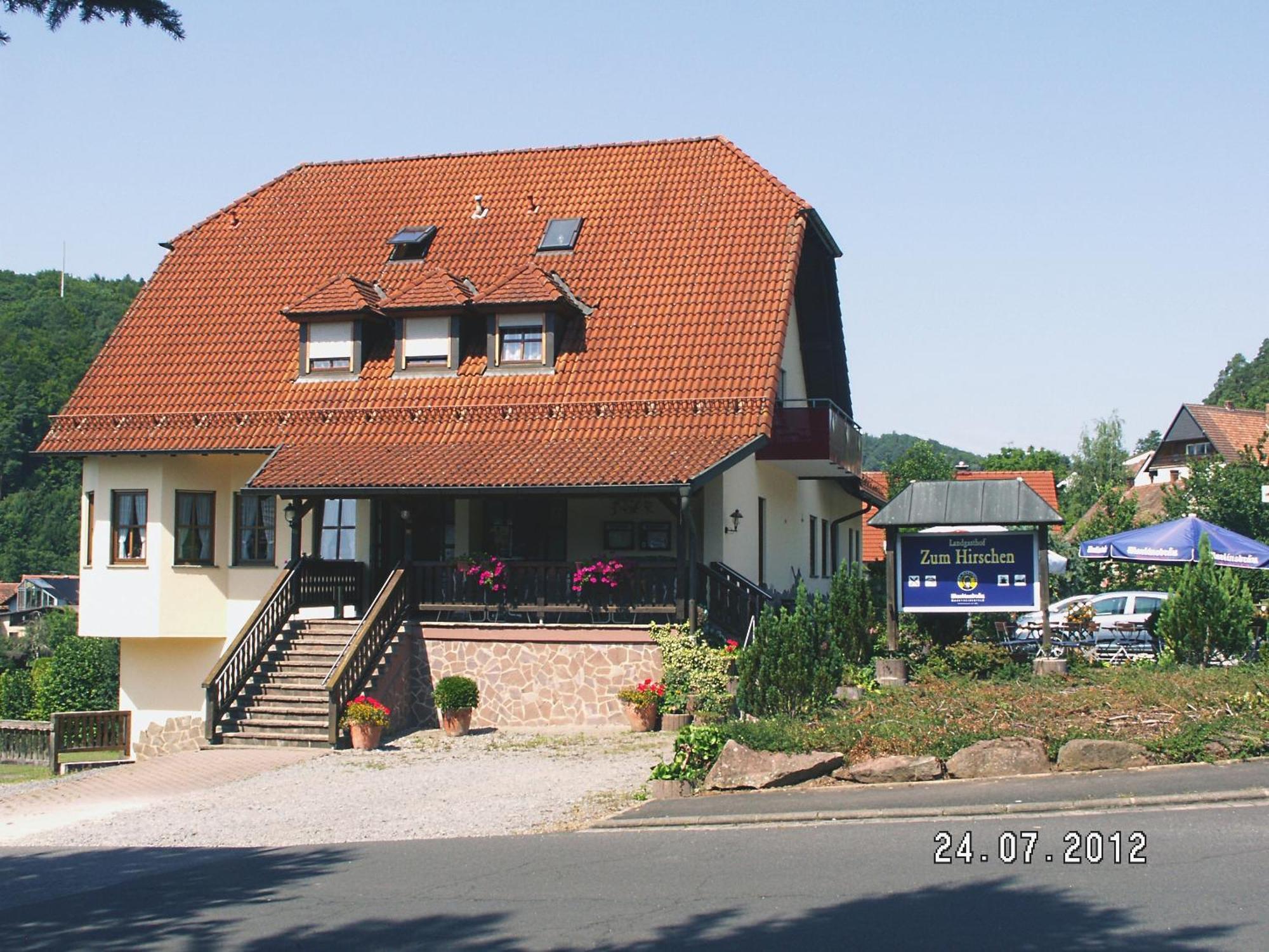 Hotel Landgasthof Zum Hirschen Hafenlohr Zewnętrze zdjęcie